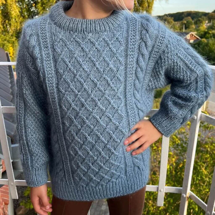 PetiteKnit Pattern Kinder Pullover Moby Sweater Junior Strickanleitung - PetiteKnit (Heft) bei bei bei bei Lieblingsgarn