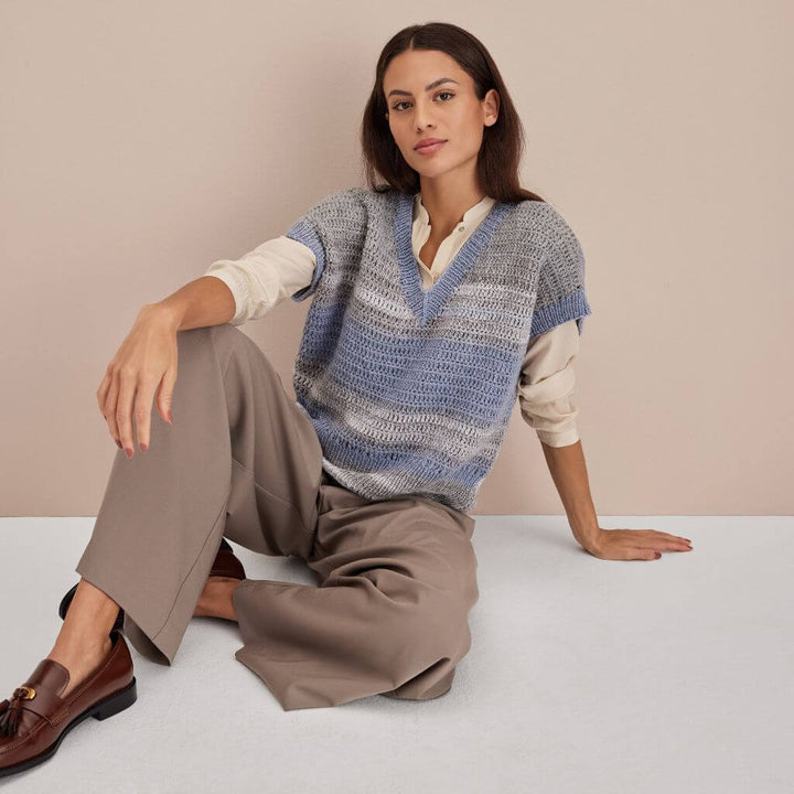Lana Grossa Pattern Pullunder mit Farbverlauf Häkelanleitung - Lana Grossa (Heft) bei bei bei bei Lieblingsgarn