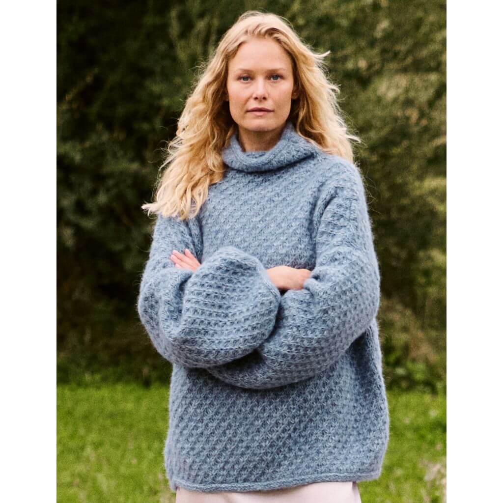 Pullover mit Sternmuster Modell 19 Strickanleitung - Lana Grossa (Heft)