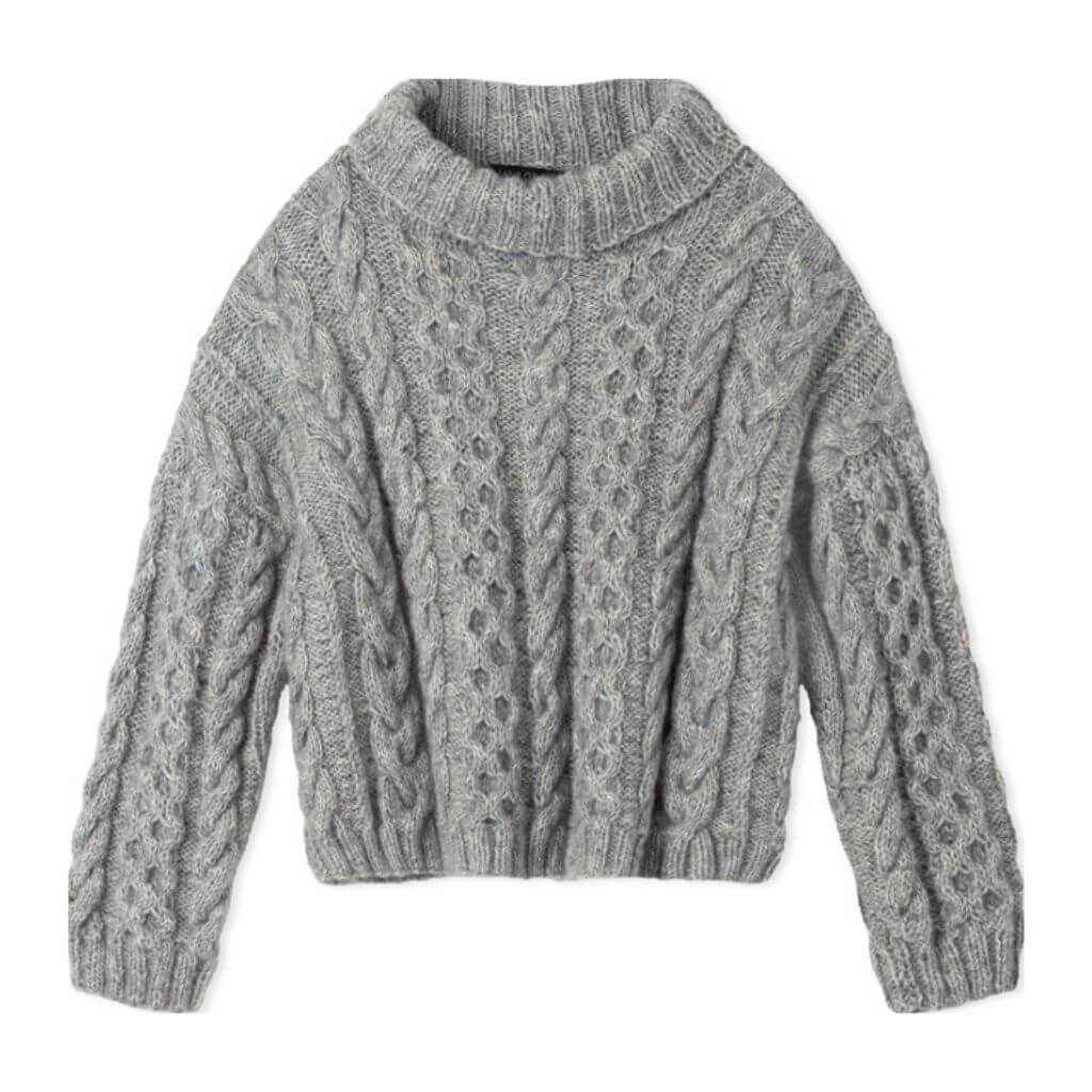 Zopfpullover mit Rollkragen Strickanleitung - Lana Grossa (Heft)