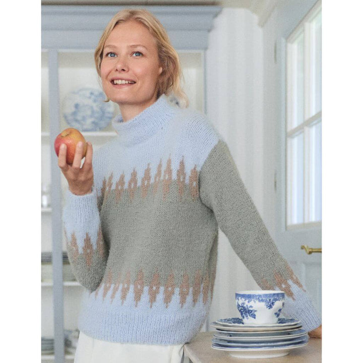 Pullover mit Jacquardmuster Modell 42 Strickanleitung - Lana Grossa (Heft)
