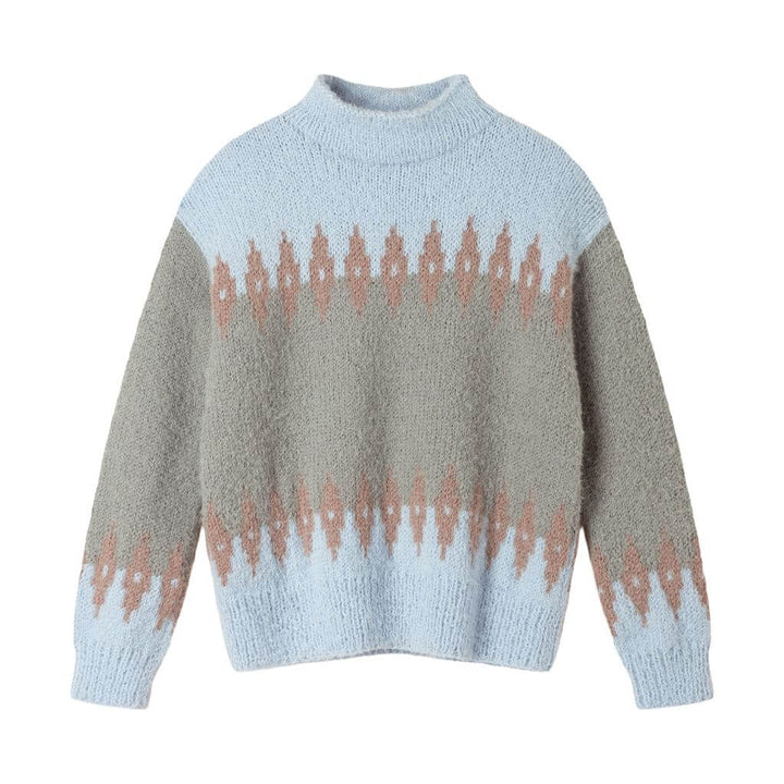 Pullover mit Jacquardmuster Modell 42 Strickanleitung - Lana Grossa (Heft)