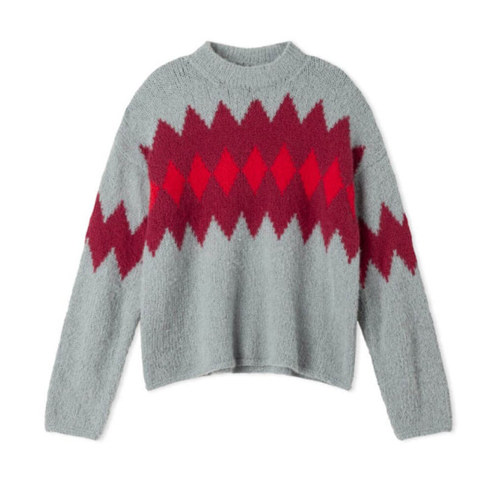 Pullover mit Norwegermuster Modell 7 Strickanleitung - Lana Grossa (Heft)