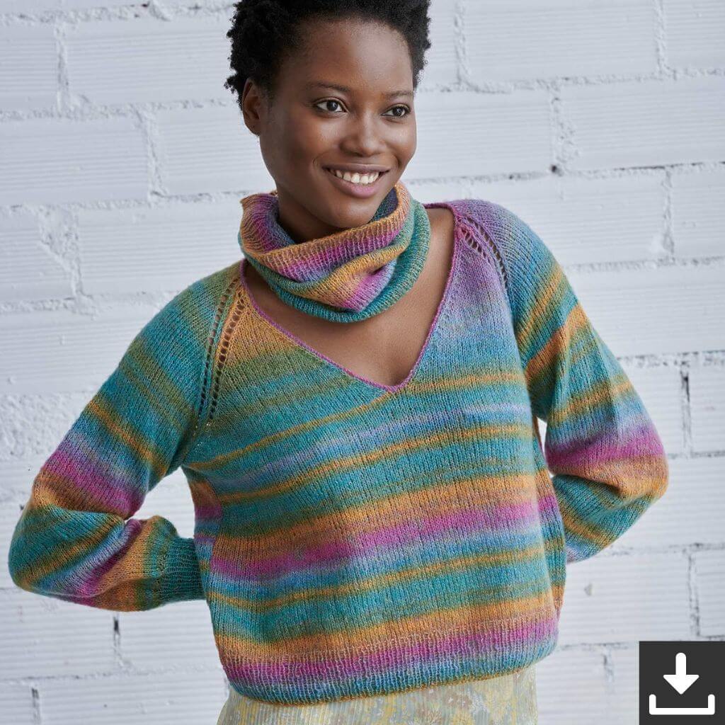 Katia Pattern Crop Pullover Strickanleitung - Katia (PDF) bei bei bei bei bei bei bei bei Lieblingsgarn