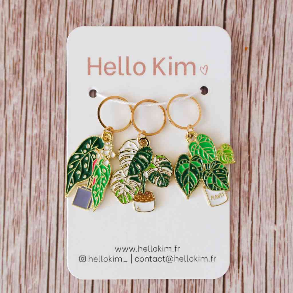 Hello Kim Maschenmarkierer Monstera