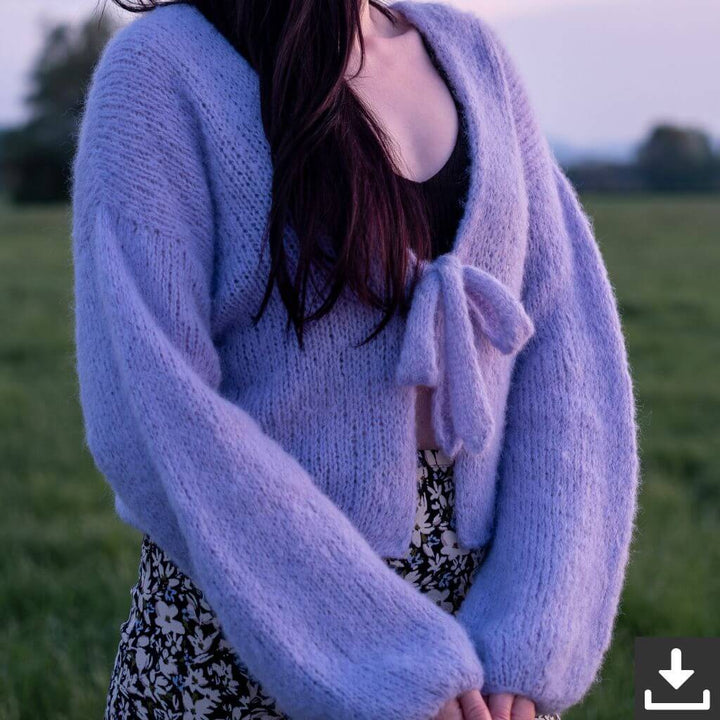 Wisteria Knitting Pattern Moonbow Cardigan Strickanleitung - Wisteria Knitting (PDF) bei bei bei bei Lieblingsgarn