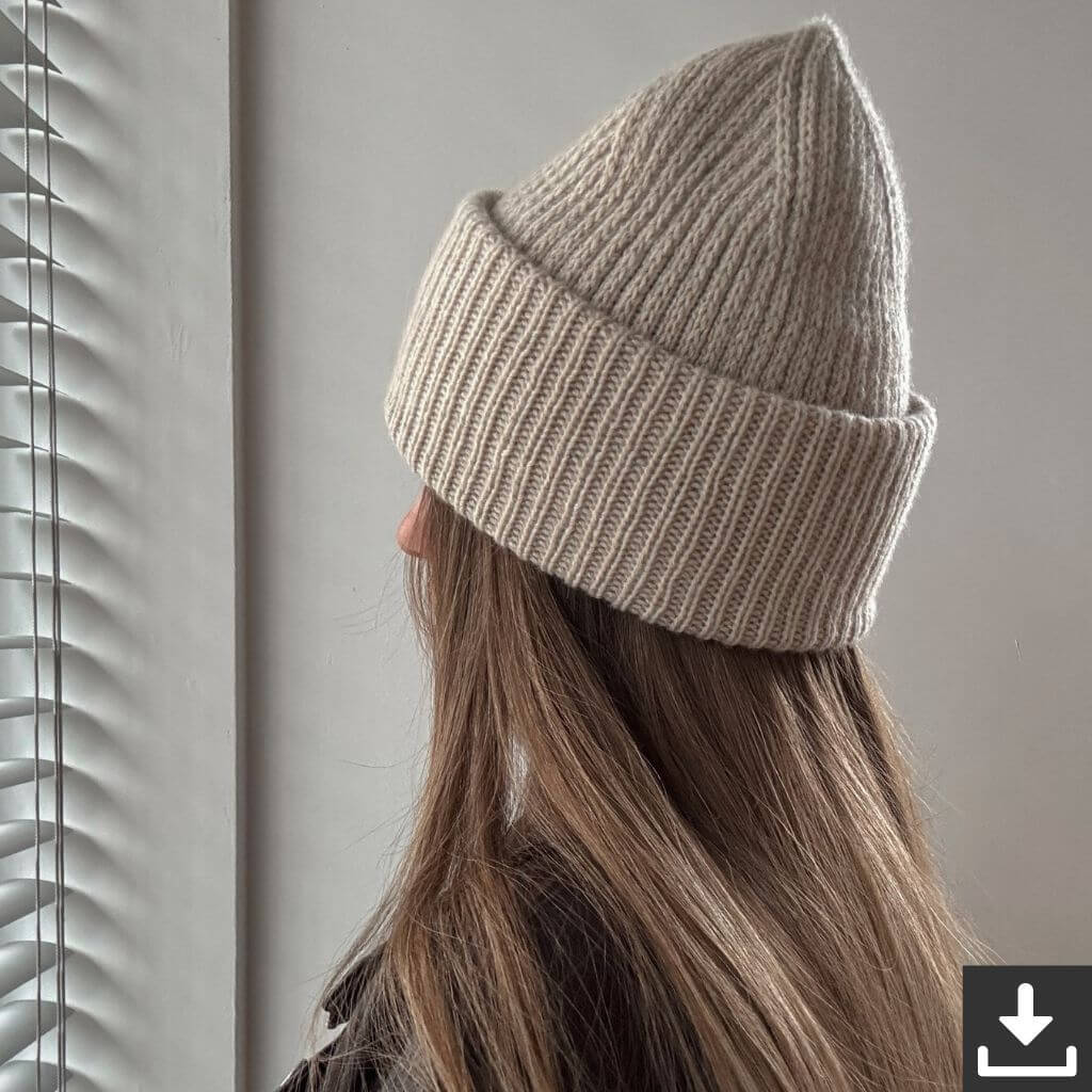 Morecaknit Pattern Mütze Chantal Beanie Strickanleitung - Morecaknit (PDF) bei bei bei bei bei bei bei bei Lieblingsgarn