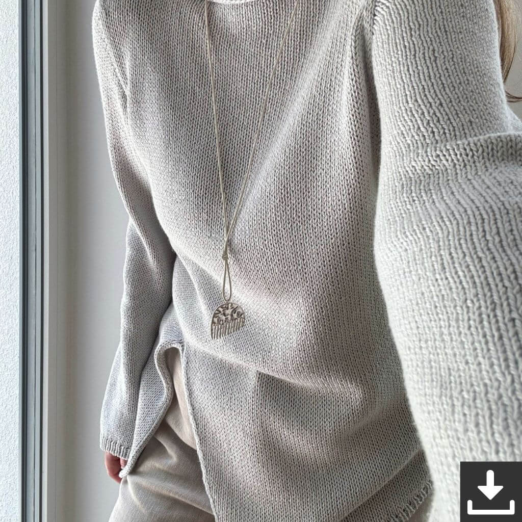 Morecaknit Bluse Liv Blouse Strickanleiutng - Morecaknit (PDF) bei bei bei bei Lieblingsgarn