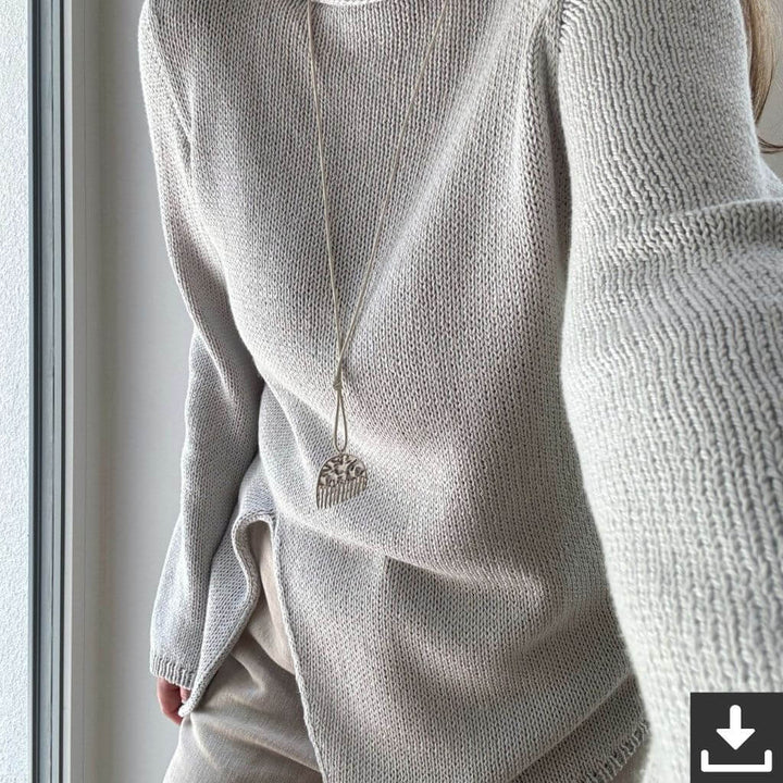Morecaknit Bluse Liv Blouse Strickanleiutng - Morecaknit (PDF) bei bei bei bei Lieblingsgarn