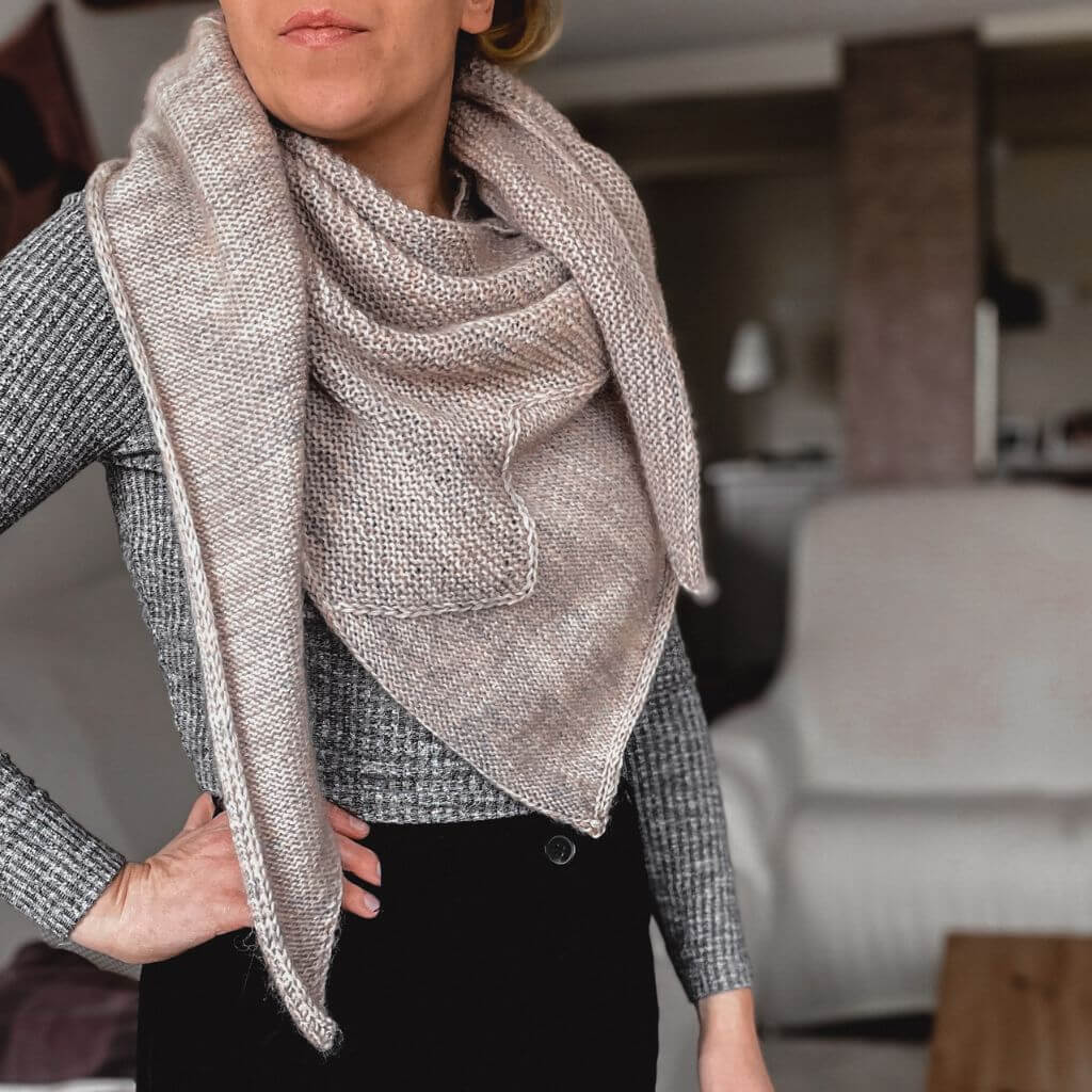 Katharina Lehmann Pattern Tuch Mountainscape Strickanleitung - Rina Lehmann (PDF) bei bei bei bei Lieblingsgarn