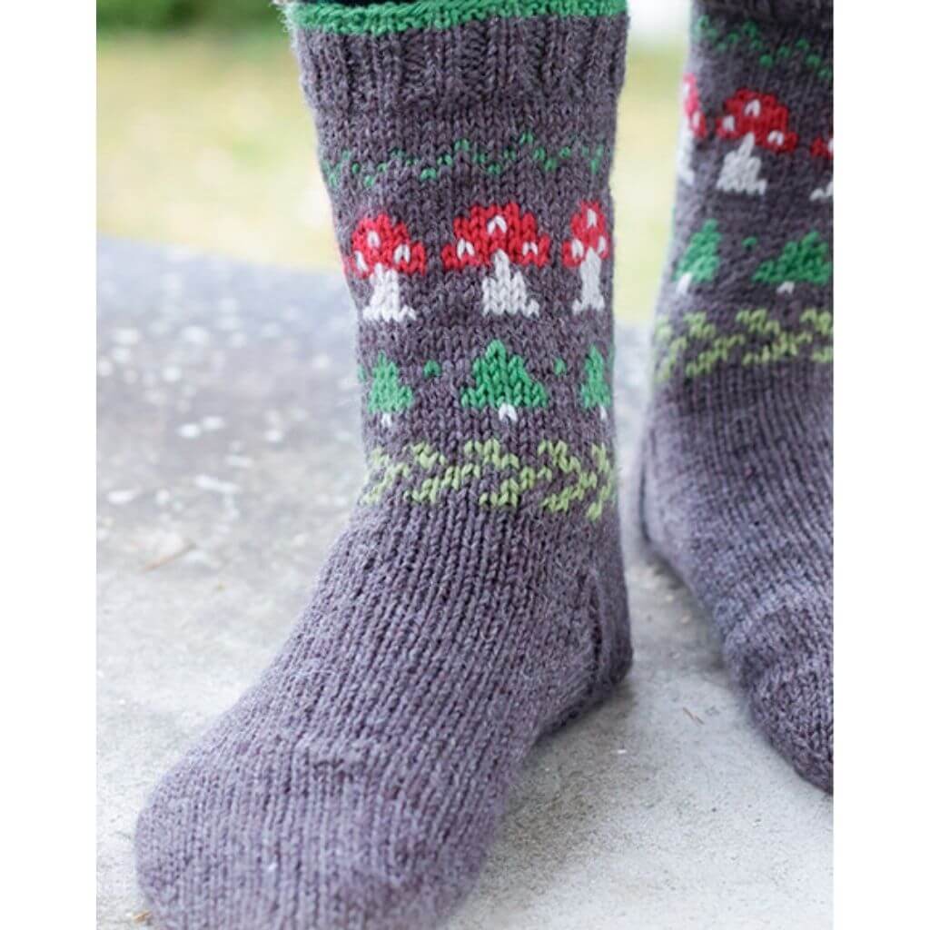 Drops Design Pattern Socken Mushroom Season Socks Strickanleitung - Drops (PDF) bei bei bei bei bei bei bei bei Lieblingsgarn