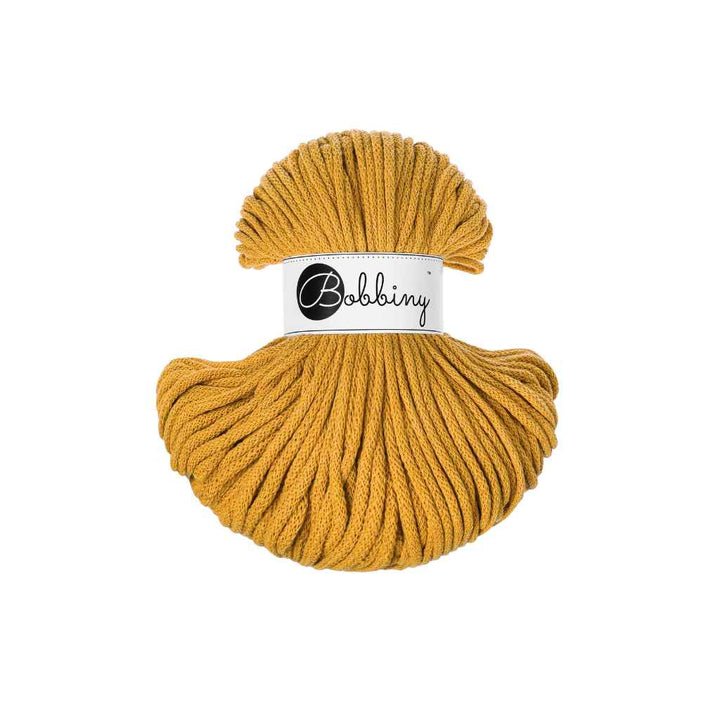 Bobbiny Classic Kordel 4mm x 100m, Farbe Mustard bei Lieblingsgarn