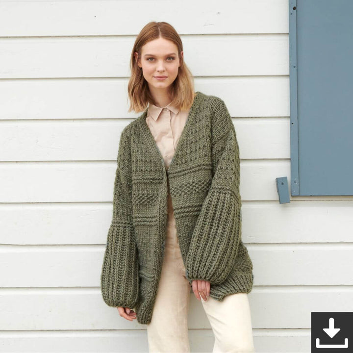 Lana Grossa Pattern Mustermix Jacke Strickset - Lana Grossa (PDF) bei bei bei bei bei bei Lieblingsgarn