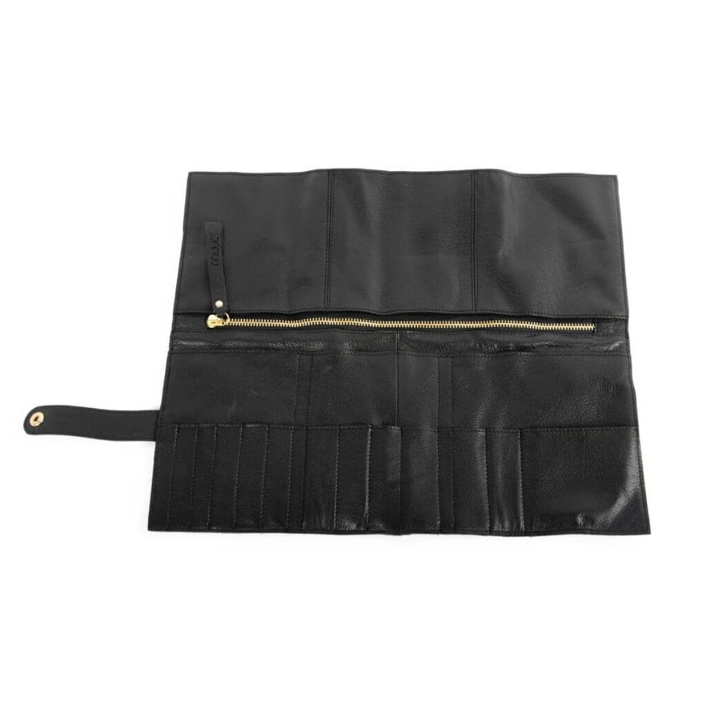 muud Stockholm - Ledertasche für Nadelsysteme bei bei bei bei bei bei bei bei Lieblingsgarn