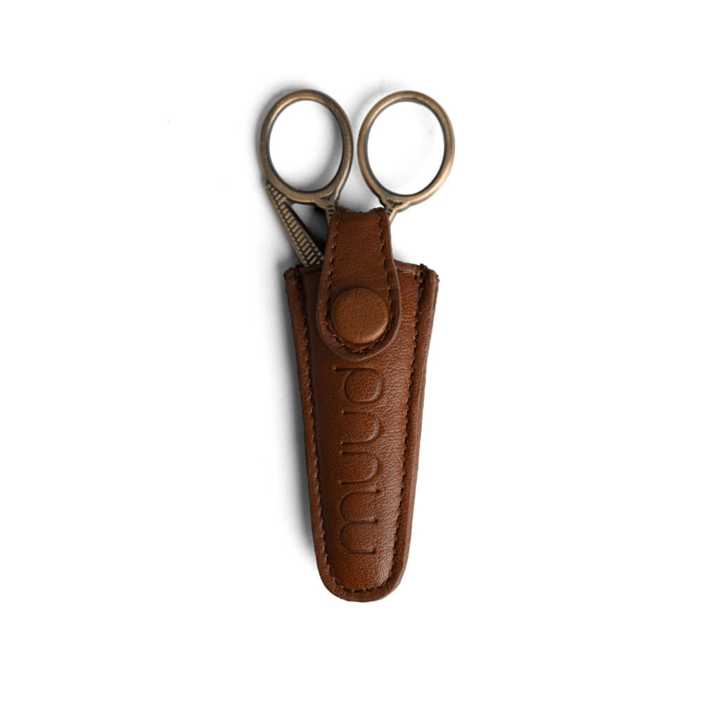 muud Espoo - Scherenetui, Farbe Rich Brown – Leder bei Lieblingsgarn