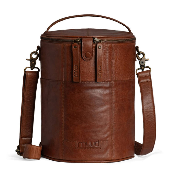 muud Saturn XL - Projekttasche aus Leder, Farbe Rich Brown – Leder bei Lieblingsgarn