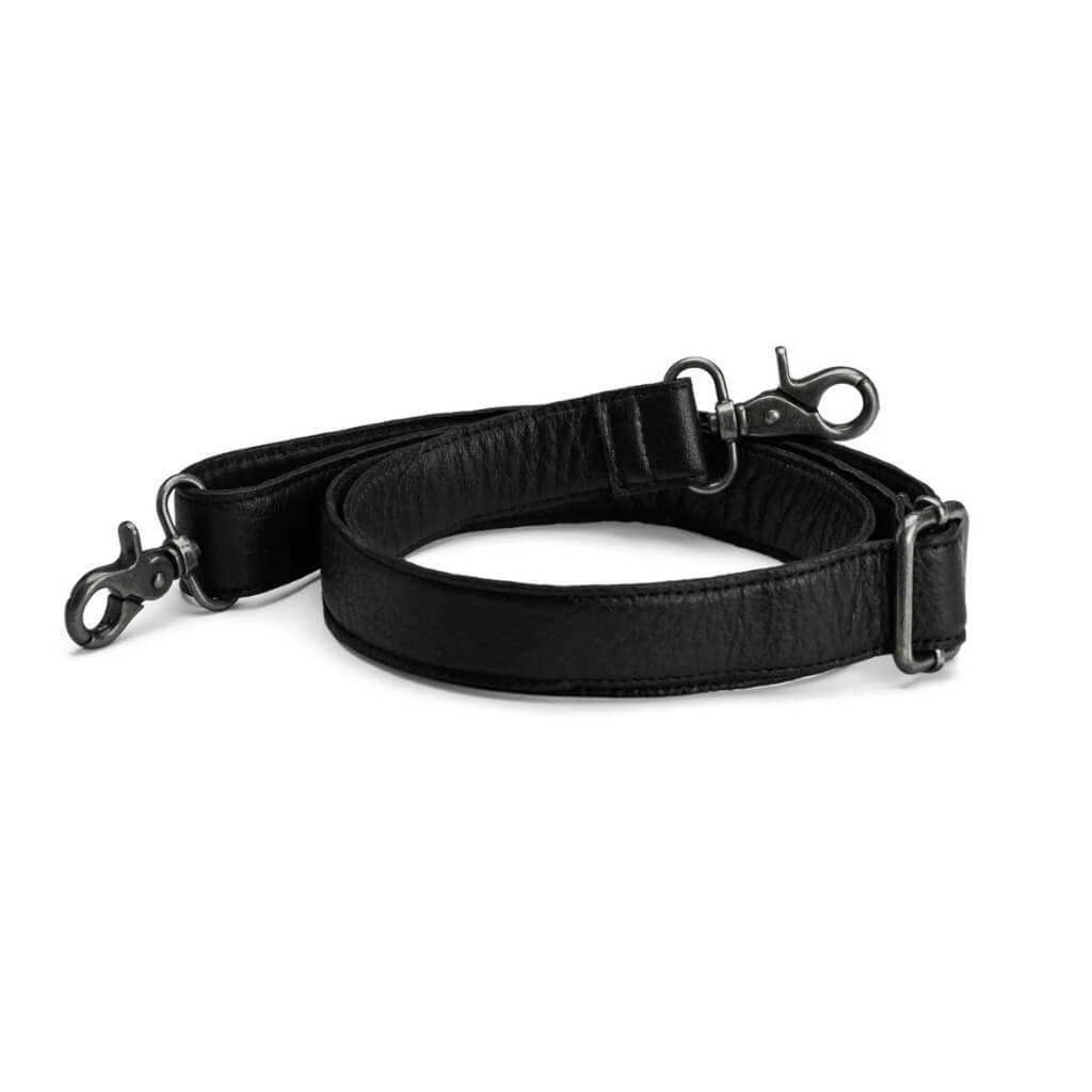 muud Schulterriemen, Farbe Black – Leder bei Lieblingsgarn