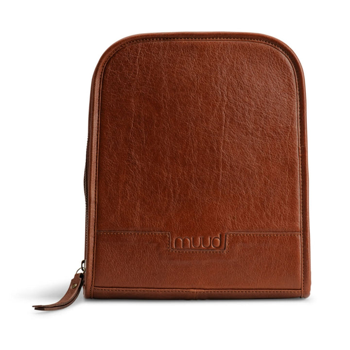 muud Voss - Nadeltasche, Farbe Rich Brown – Leder bei Lieblingsgarn