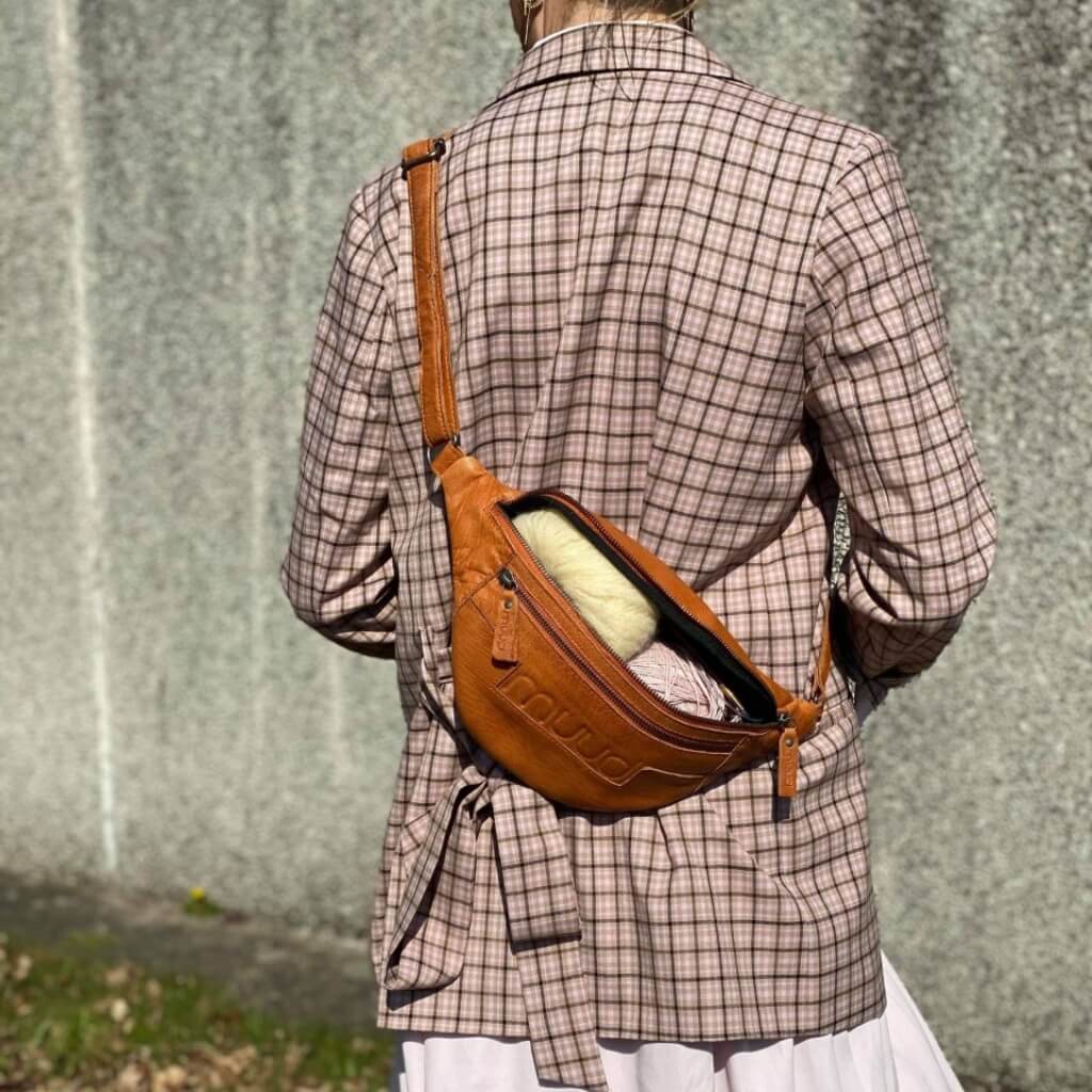 muud Vegas - Leder Gürteltasche bei bei bei bei Lieblingsgarn