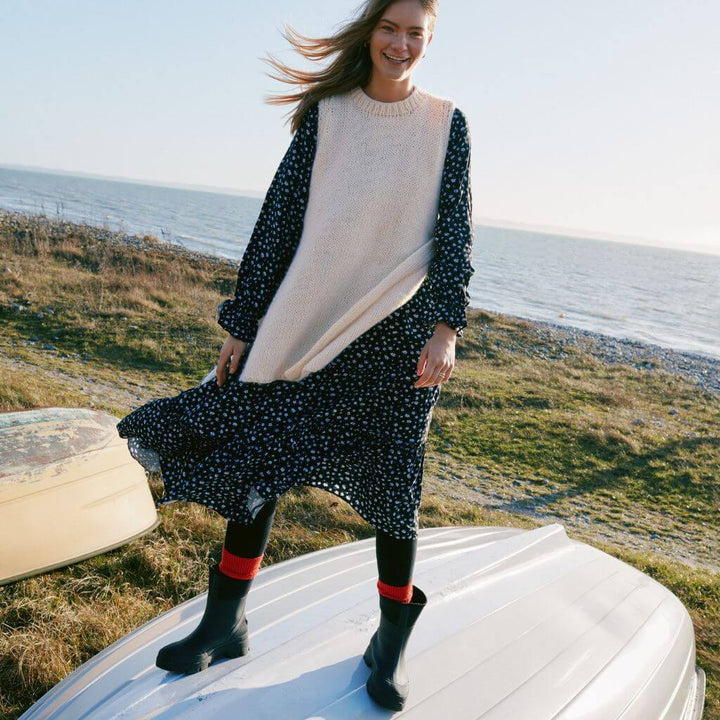 Lana Grossa Pattern Langer Slipover Strickanleitung - Lana Grossa (PDF) bei bei bei bei Lieblingsgarn