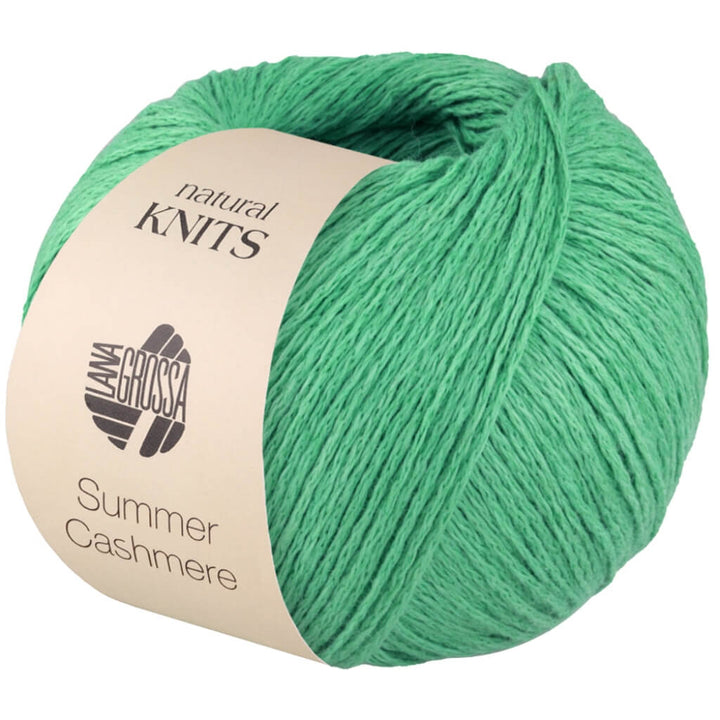 Lana Grossa Summer Cashmere, Farbe 15 Jade – Baumwolle und Kaschmir bei Lieblingsgarn