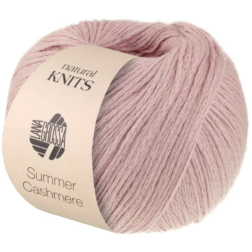 Lana Grossa Summer Cashmere, Farbe 19 Pastellrosa – Baumwolle und Kaschmir bei Lieblingsgarn