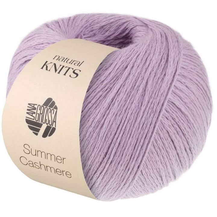 Lana Grossa Summer Cashmere, Farbe 20 Pastellflieder – Baumwolle und Kaschmir bei Lieblingsgarn