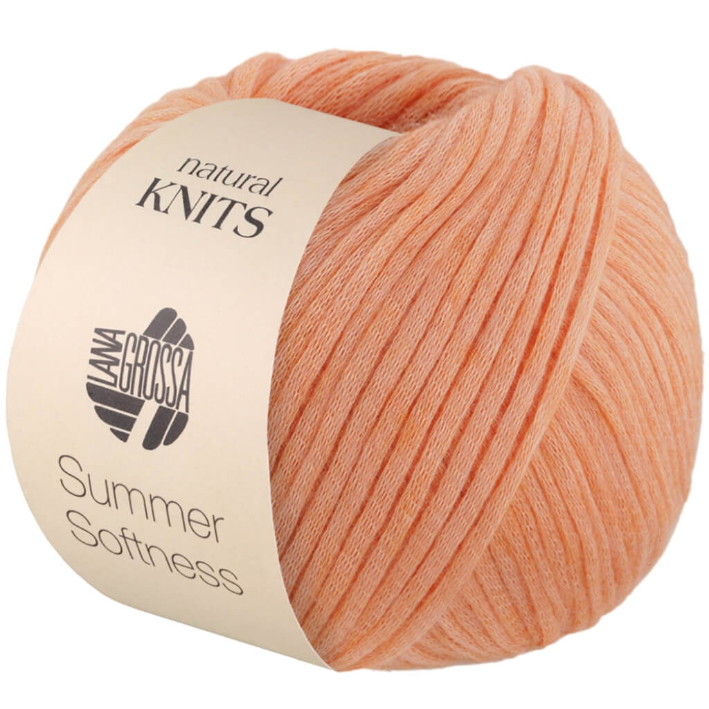 Lana Grossa Summer Softness, Farbe 5 Apricot – Baumwolle, Merino und Schurwolle bei Lieblingsgarn