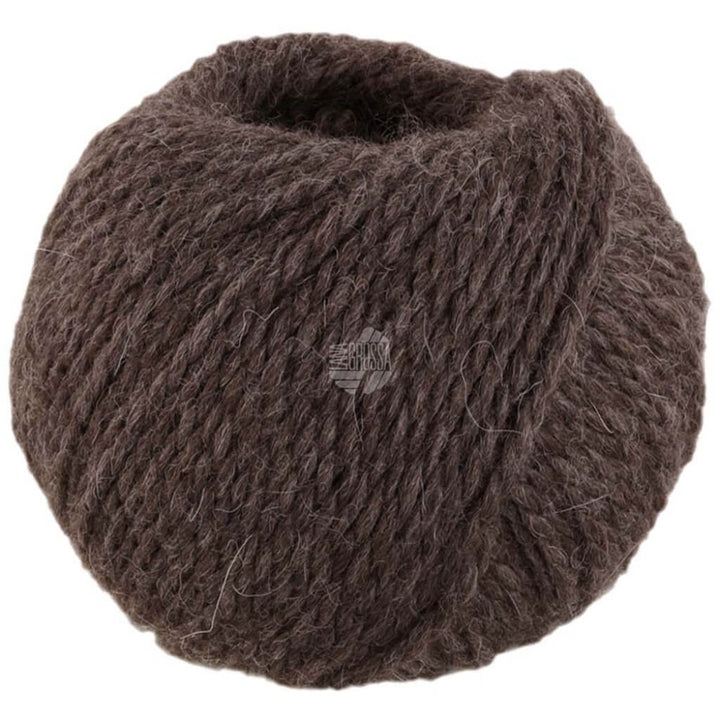 Lana Grossa Natural Lama Chunky, Farbe 14 Graubraun – Lama bei Lieblingsgarn