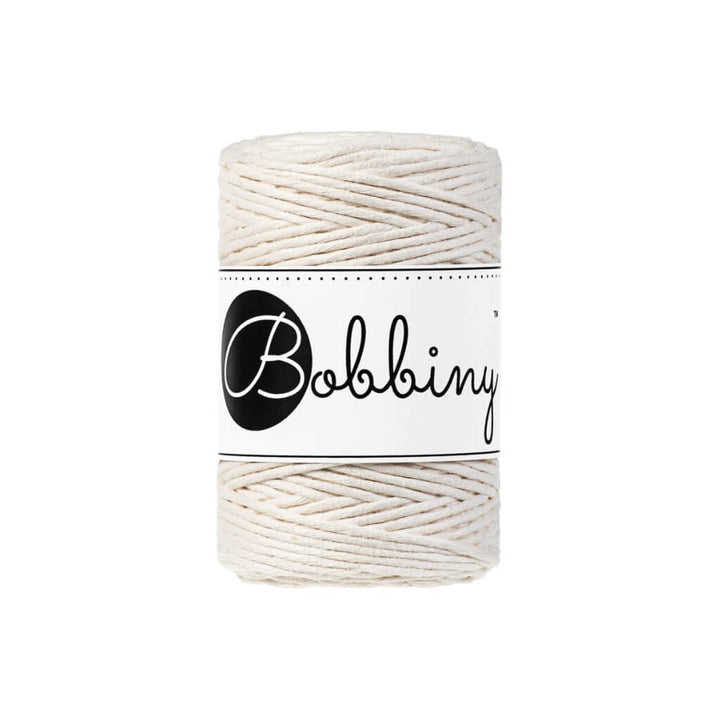 Bobbiny Makramee Garn 1,5 mm, Farbe Natural – Baumwolle bei Lieblingsgarn
