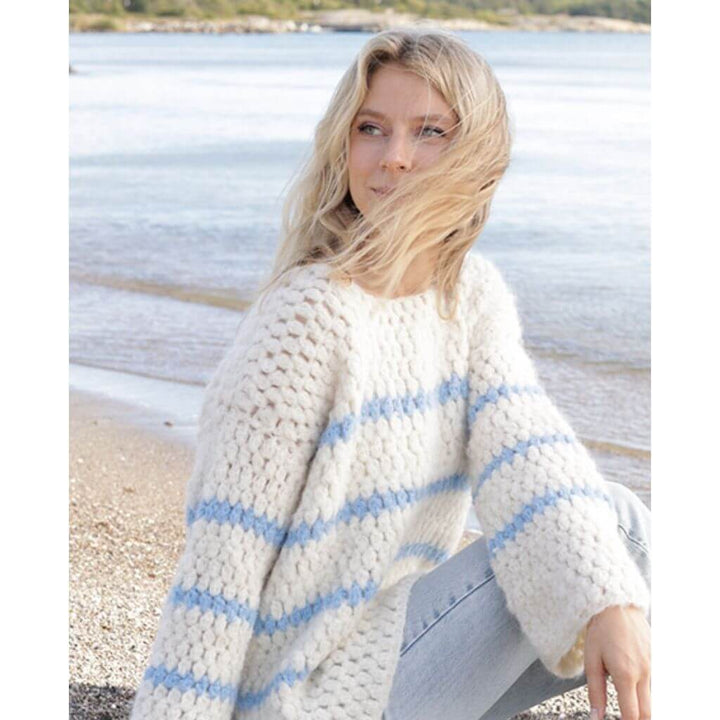 Drops Design Pattern Damen Pullover Nautical Melody Häkelanleitung - Drops (PDF) bei bei bei bei bei bei bei Lieblingsgarn