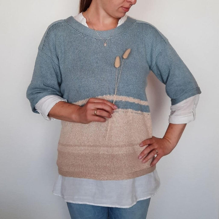 Nadelmelodie Pullover No Fluff Sweater Strickanleitung - Nadelmelodie (PDF) bei bei bei bei Lieblingsgarn