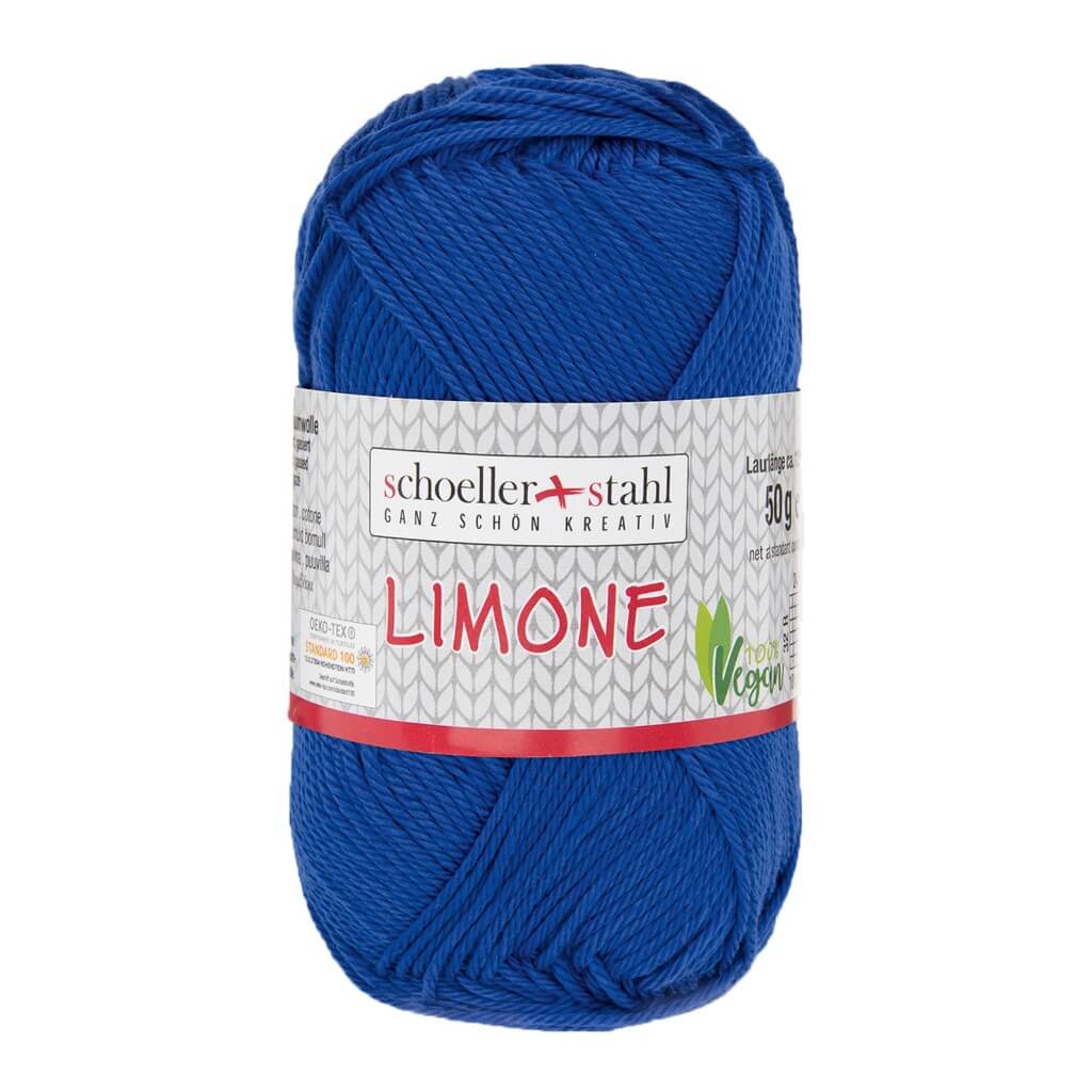 Schoeller + Stahl 164 - Indigo Schoeller + Stahl Limone 50g - Baumwollgarn Lieblingsgarn