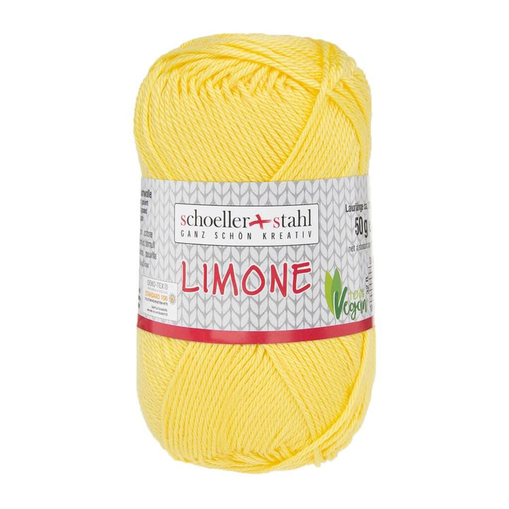 Schoeller + Stahl 100 - Gelb Schoeller + Stahl Limone 50g - Baumwollgarn Lieblingsgarn