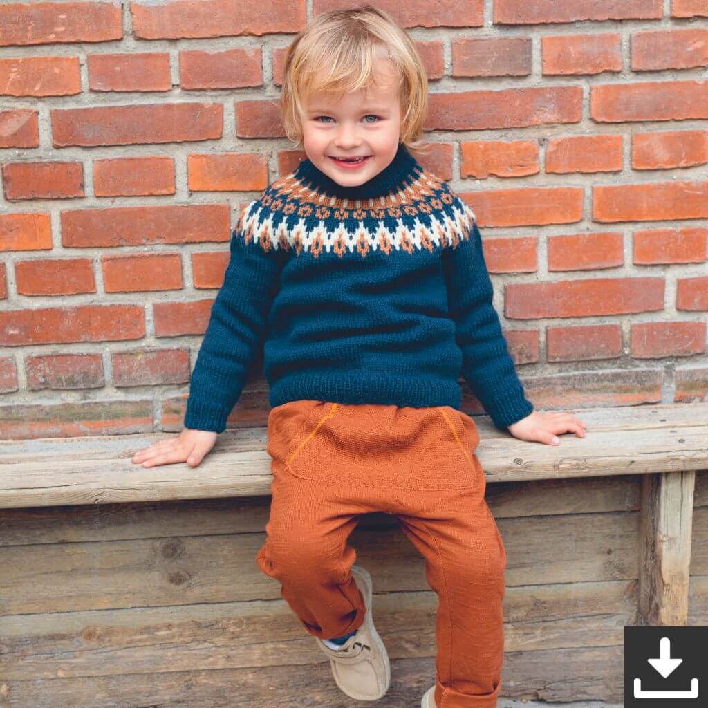 Sandnes Garn Pattern Kinder Pullover Nord Strickanleitung - Sandnes Garn (PDF) bei bei bei bei bei bei bei Lieblingsgarn
