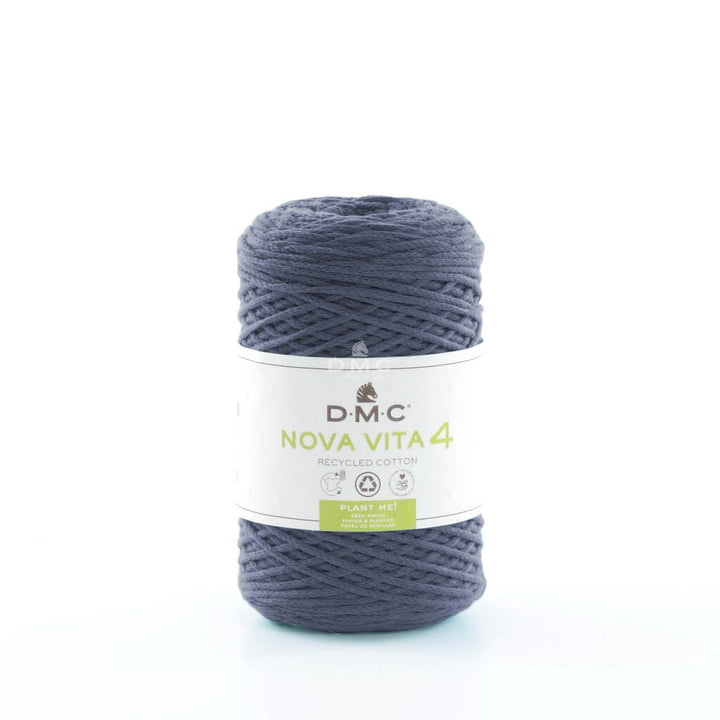 DMC Nova Vita 4 - Makramee Garn, Farbe 77 Bleu Denim – Baumwolle und Polyester bei Lieblingsgarn