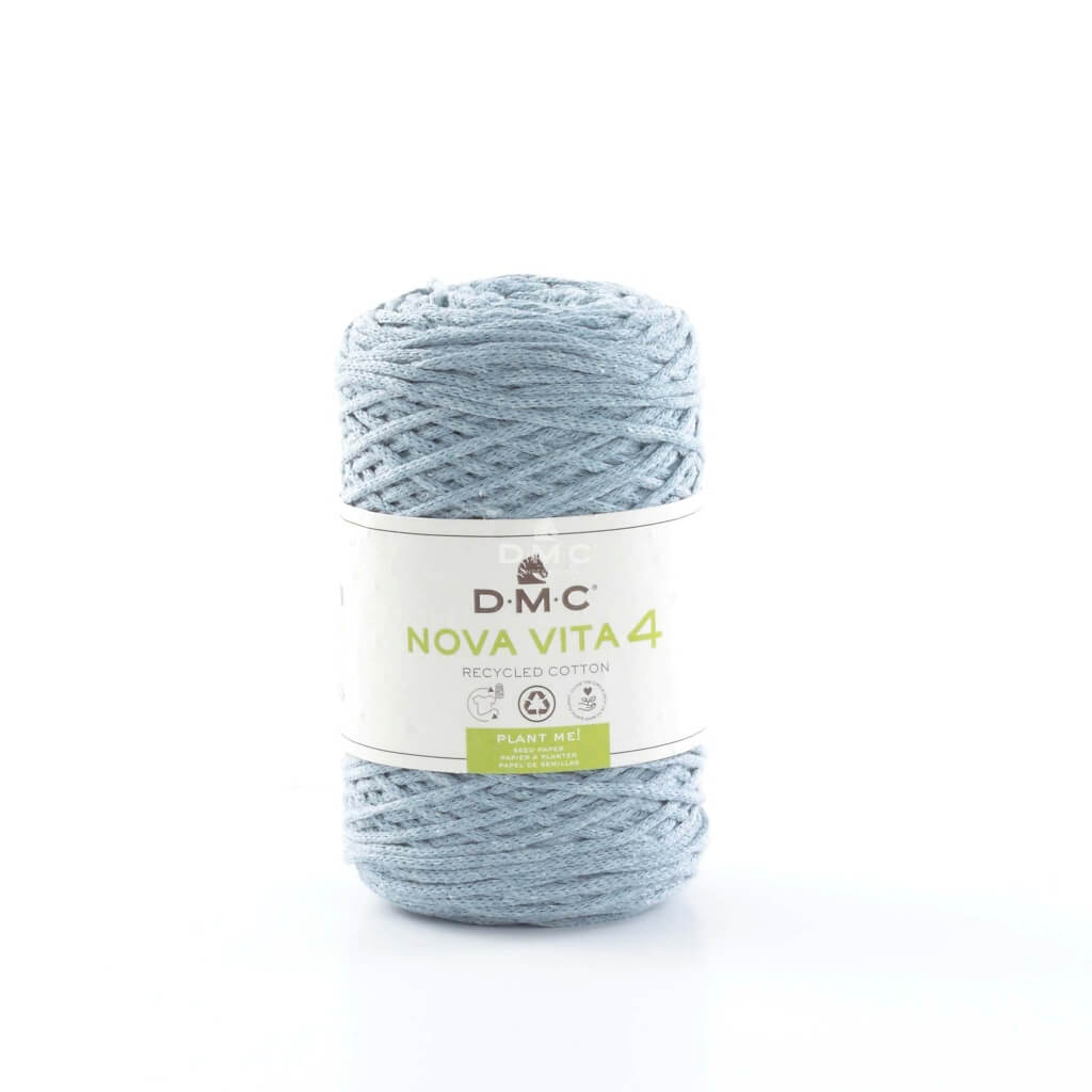 DMC Nova Vita 4 - Makramee Garn, Farbe 7 Blue Denim – Baumwolle und Polyester bei Lieblingsgarn