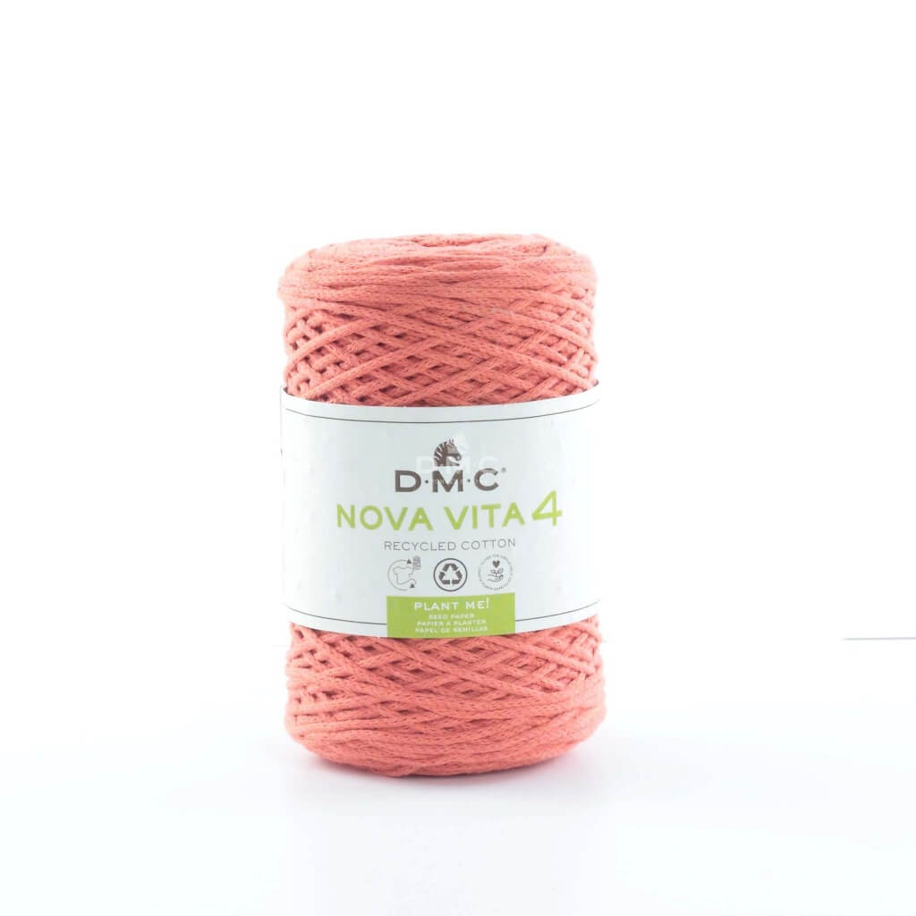 DMC Nova Vita 4 - Makramee Garn, Farbe 15 Saumon – Baumwolle und Polyester bei Lieblingsgarn