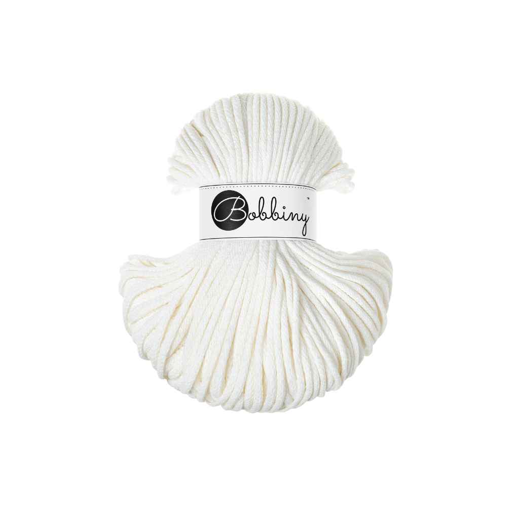 Bobbiny Classic Kordel 4mm x 100m, Farbe Off White bei Lieblingsgarn