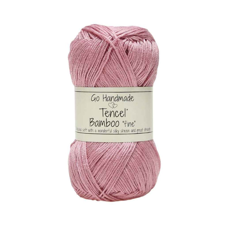 Go Handmade Tencel Bamboo "fine", Farbe Old Rose – Bambus und Tencel bei Lieblingsgarn