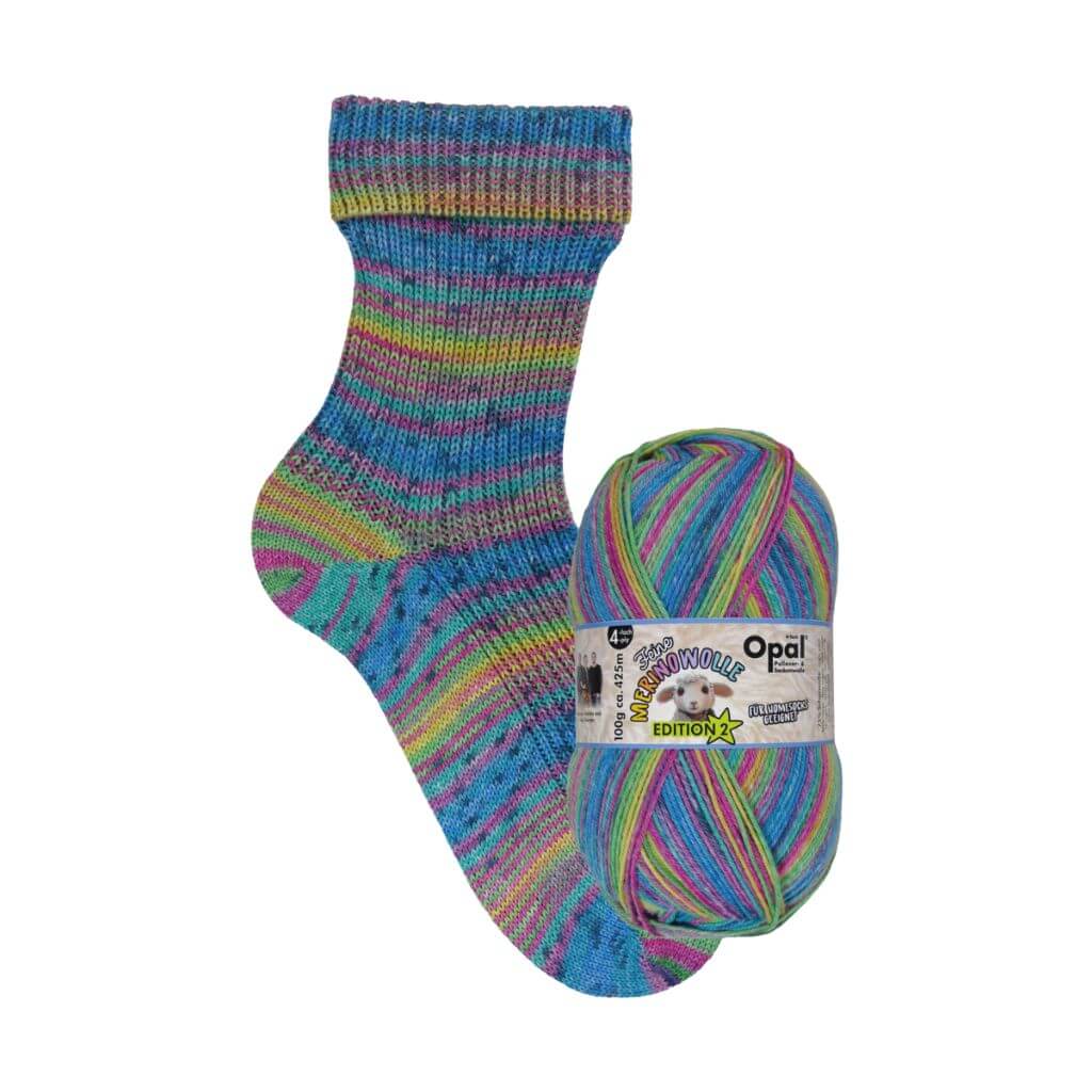 Opal 4-fädig Feine Merinowolle - Edition 2, Farbe 11630 zart – Merino, Schurwolle und Synthetik bei Lieblingsgarn