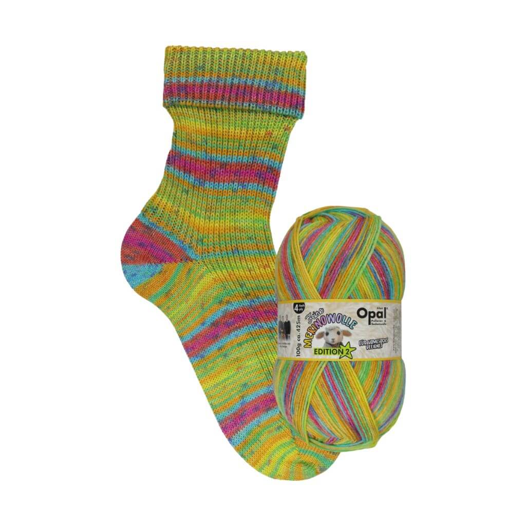 Opal 4-fädig Feine Merinowolle - Edition 2, Farbe 11632 mollig – Merino, Schurwolle und Synthetik bei Lieblingsgarn