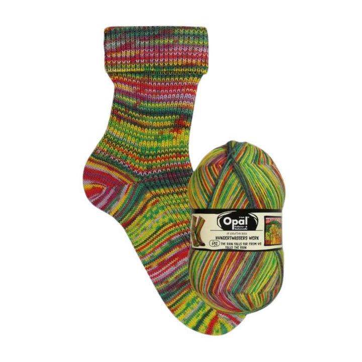 Opal Hundertwasser IV, Farbe 4056 The Rain Falls Far From Us – Schurwolle und Synthetik bei Lieblingsgarn