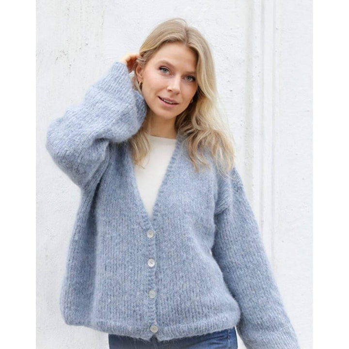 Drops Design Pattern Damen Jacke Open Sky Cardigan Strickanleitung - Drops (PDF) bei bei bei bei Lieblingsgarn