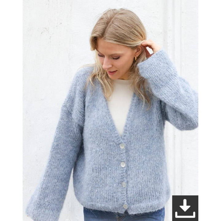 Drops Design Pattern Damen Jacke Open Sky Cardigan Strickanleitung - Drops (PDF) bei bei bei bei Lieblingsgarn