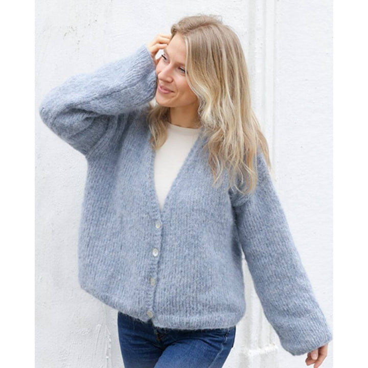 Drops Design Pattern Damen Jacke Open Sky Cardigan Strickanleitung - Drops (PDF) bei bei bei bei Lieblingsgarn