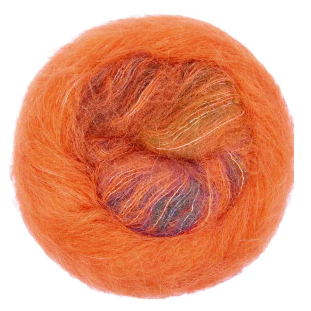 Gründl Wonder Sweater, Farbe 07  orange – Alpaka und Synthetik bei Lieblingsgarn