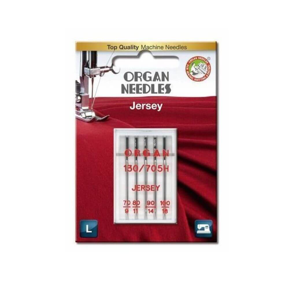 Organ Needles Organ Nähmaschinennadeln 130/705 H Jersey 070/100, 5 Stk. bei bei bei bei Lieblingsgarn