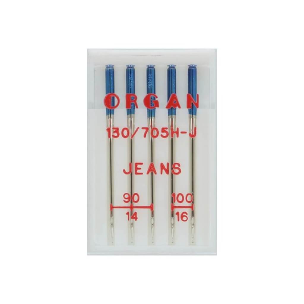 Organ Needles Organ Nähmaschinennadeln 130/705 H Jeans 90-100, 5 Nadeln bei bei bei bei Lieblingsgarn