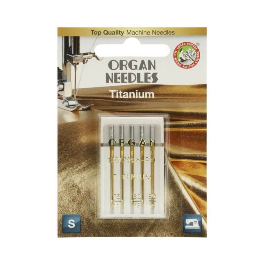 Organ Needles Organ Nähmaschinennadeln Titan 75-90, 5 Nadeln bei bei bei bei Lieblingsgarn